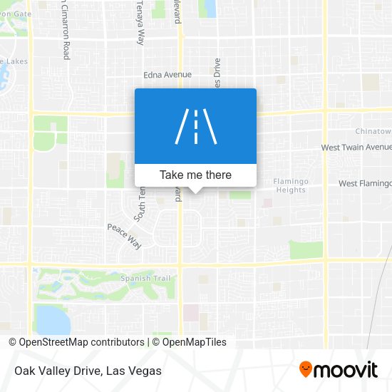 Oak Valley Drive map