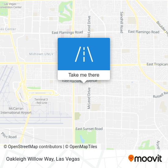 Mapa de Oakleigh Willow Way