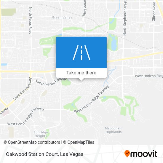Oakwood Station Court map