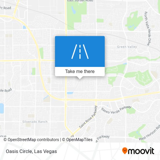 Mapa de Oasis Circle