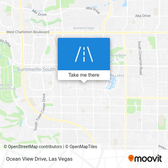 Ocean View Drive map