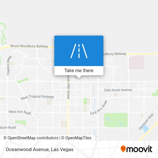 Mapa de Oceanwood Avenue
