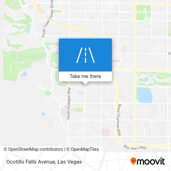 Mapa de Ocotillo Falls Avenue