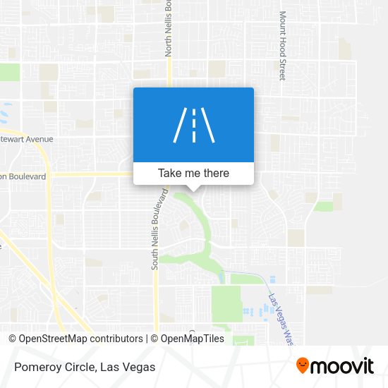 Mapa de Pomeroy Circle