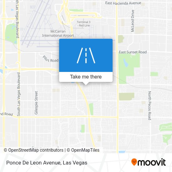 Mapa de Ponce De Leon Avenue