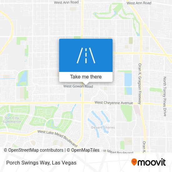 Mapa de Porch Swings Way