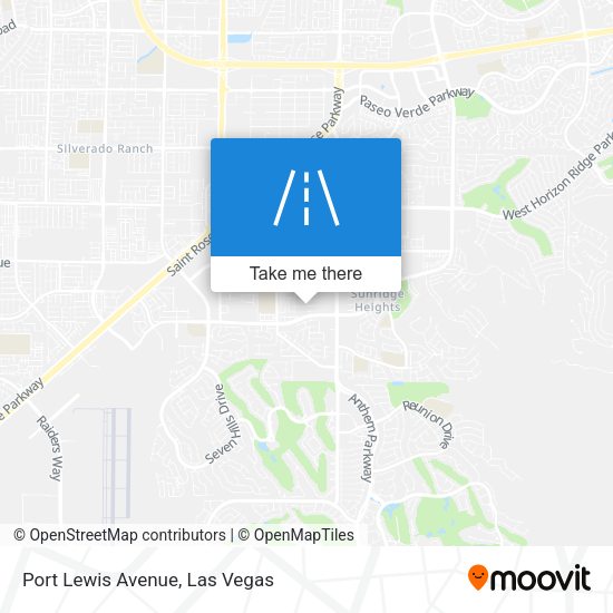 Port Lewis Avenue map