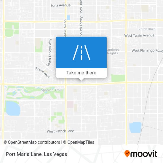 Mapa de Port Maria Lane