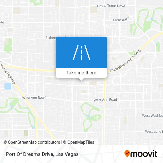 Port Of Dreams Drive map