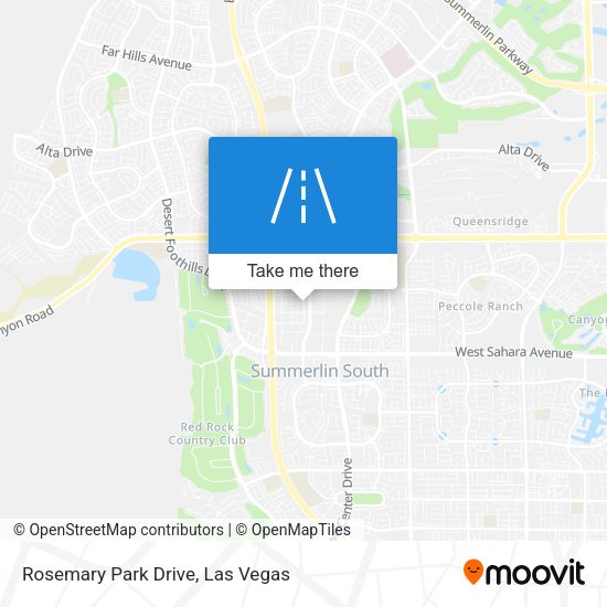 Mapa de Rosemary Park Drive