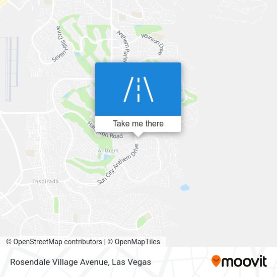 Rosendale Village Avenue map