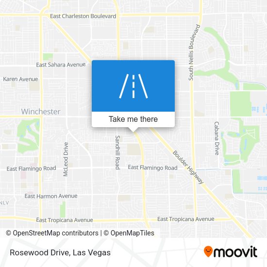 Mapa de Rosewood Drive