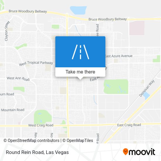 Mapa de Round Rein Road