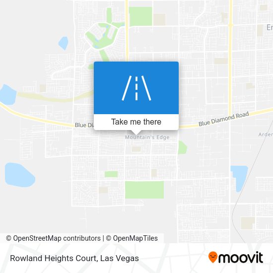 Mapa de Rowland Heights Court