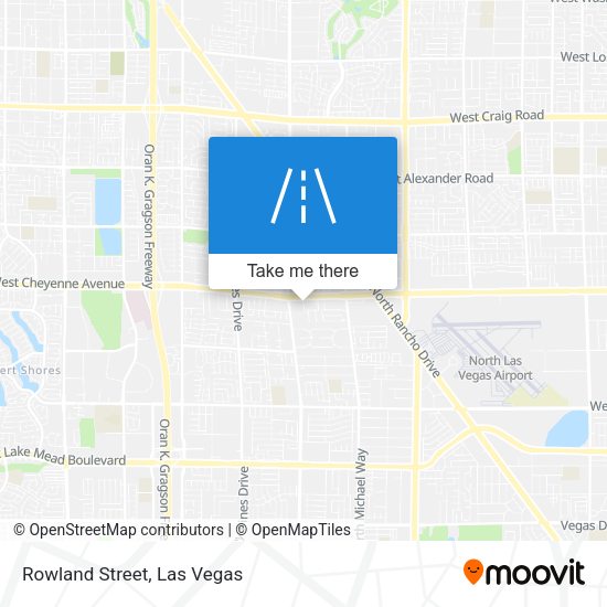 Mapa de Rowland Street
