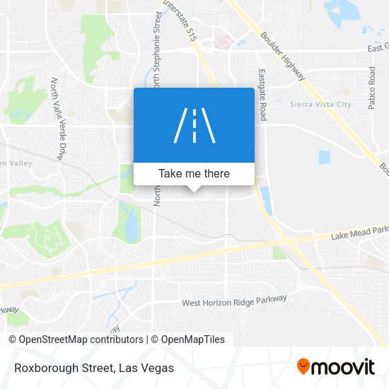 Mapa de Roxborough Street