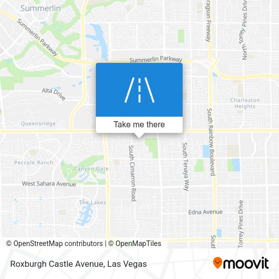 Roxburgh Castle Avenue map