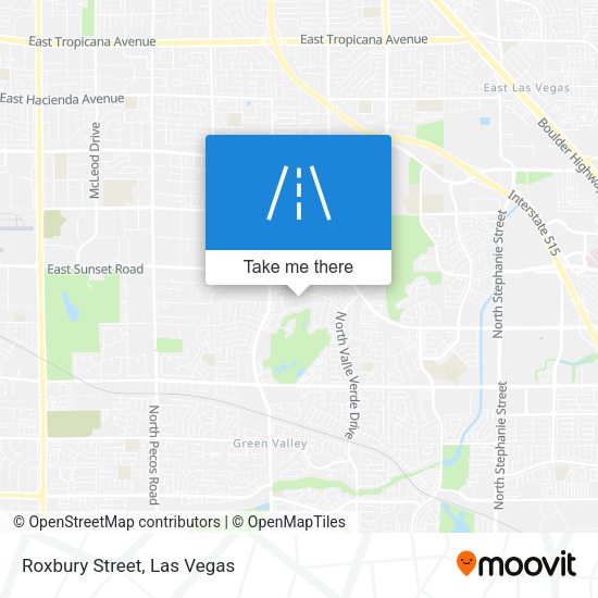 Mapa de Roxbury Street