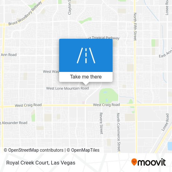Mapa de Royal Creek Court