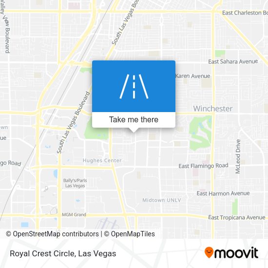 Royal Crest Circle map