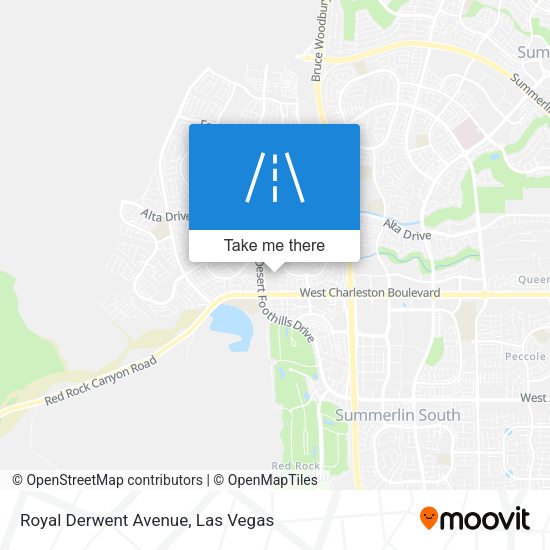 Royal Derwent Avenue map