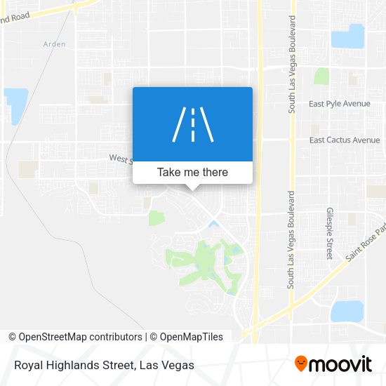 Mapa de Royal Highlands Street