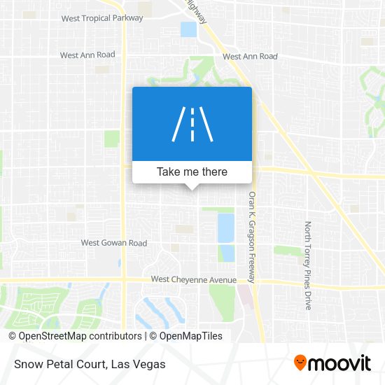 Mapa de Snow Petal Court
