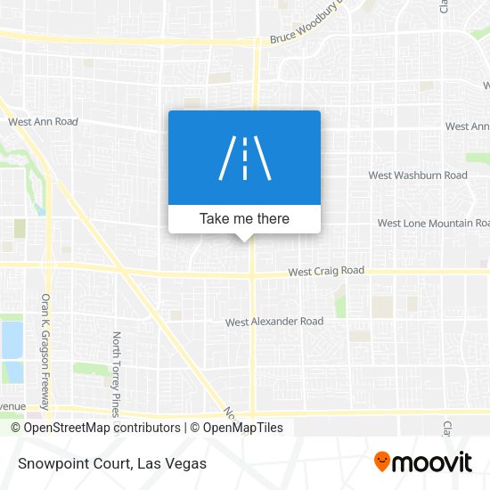 Mapa de Snowpoint Court