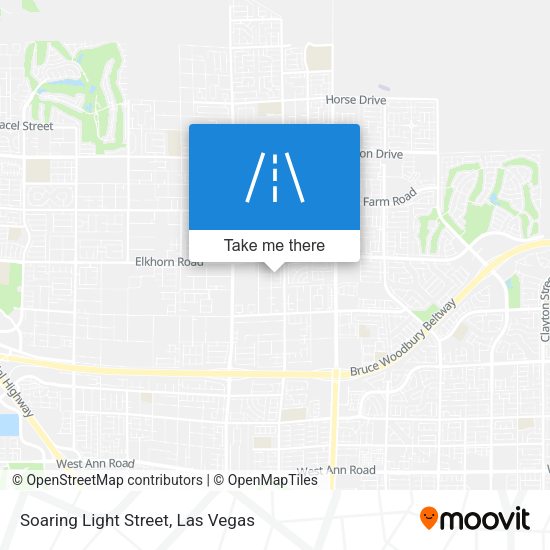 Mapa de Soaring Light Street