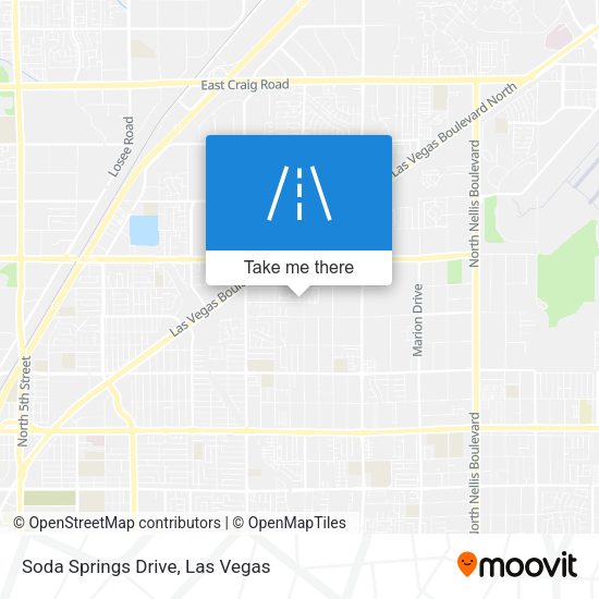 Soda Springs Drive map