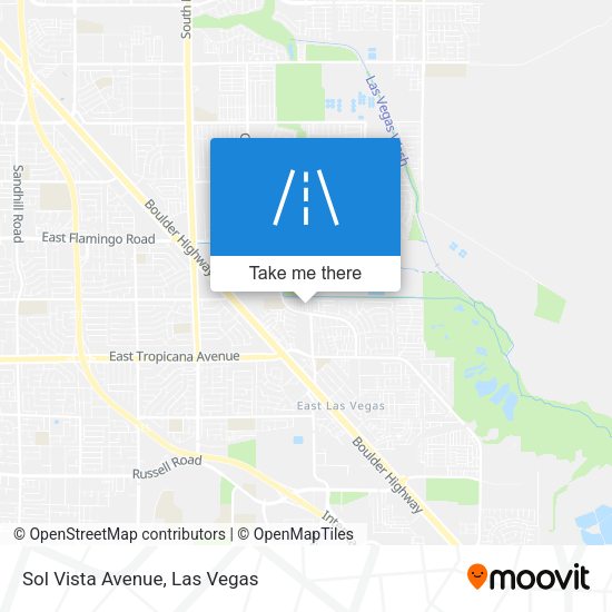 Sol Vista Avenue map