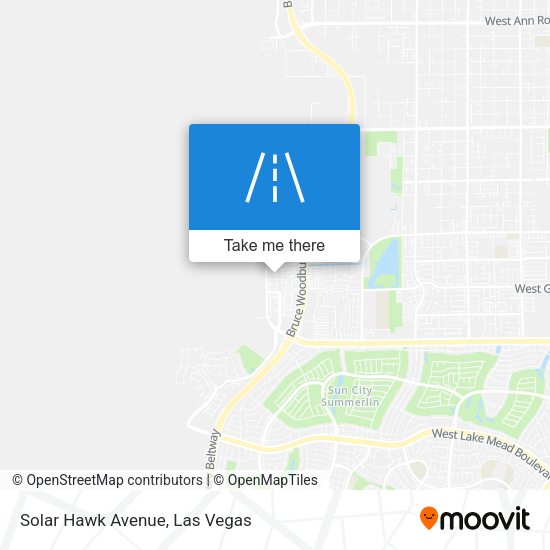 Solar Hawk Avenue map