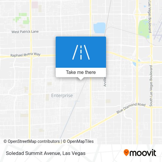 Soledad Summit Avenue map