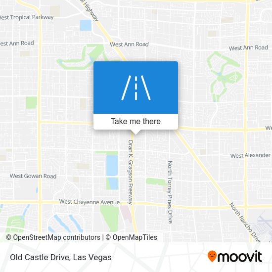 Old Castle Drive map