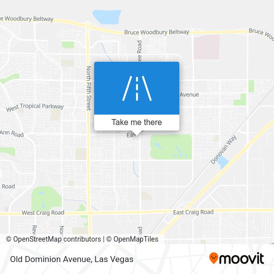 Old Dominion Avenue map
