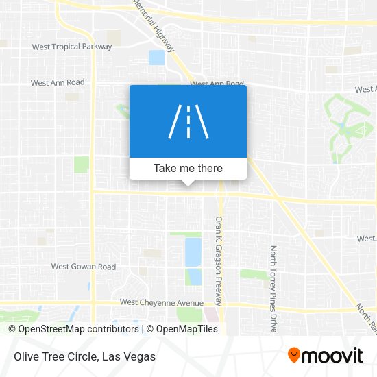 Olive Tree Circle map