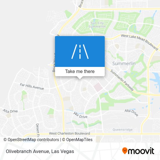 Olivebranch Avenue map