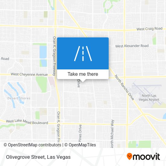 Mapa de Olivegrove Street