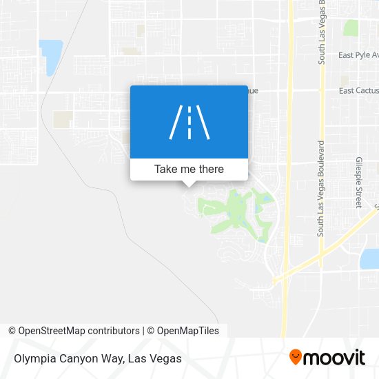 Mapa de Olympia Canyon Way