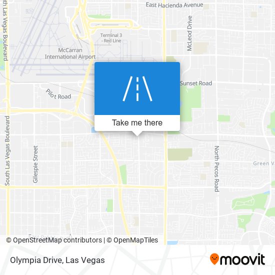 Olympia Drive map