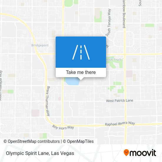 Olympic Spirit Lane map
