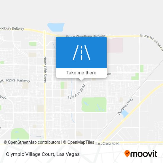 Olympic Village Court map