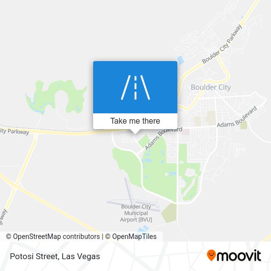 Mapa de Potosi Street