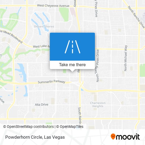 Mapa de Powderhorn Circle