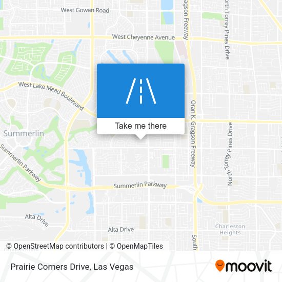 Prairie Corners Drive map
