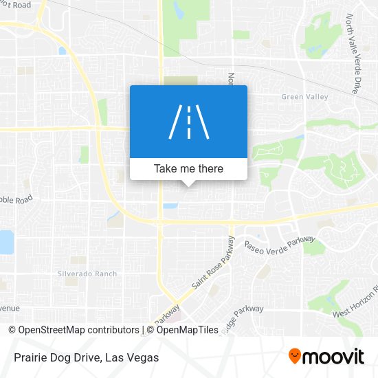 Mapa de Prairie Dog Drive