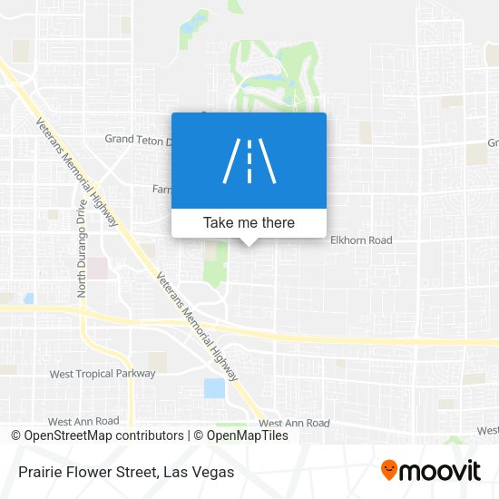Prairie Flower Street map
