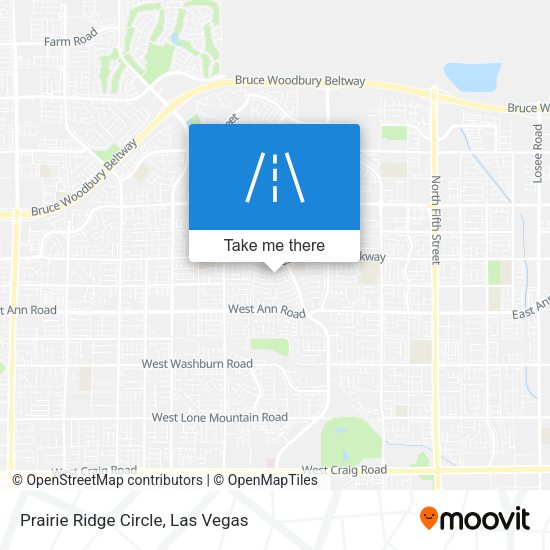 Mapa de Prairie Ridge Circle