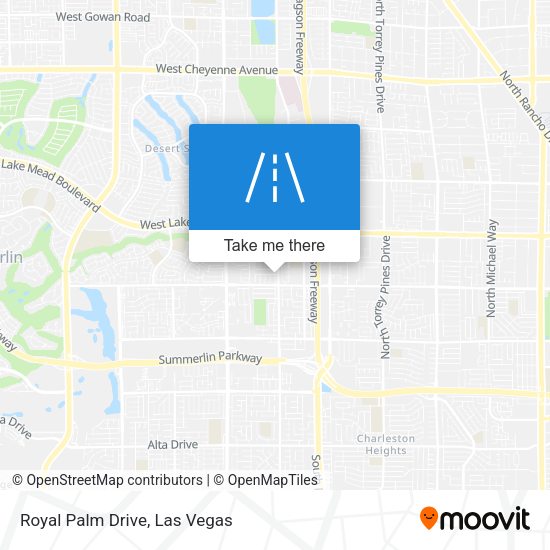 Royal Palm Drive map