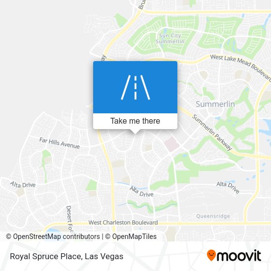 Royal Spruce Place map